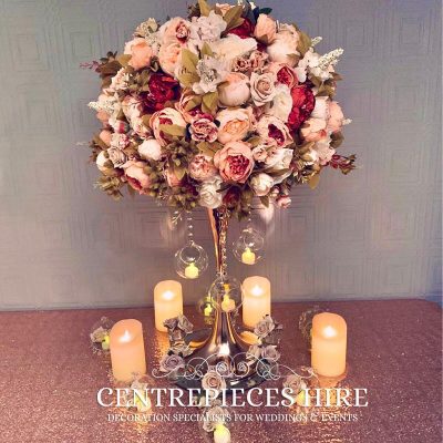 Plush Peony Centrepiece